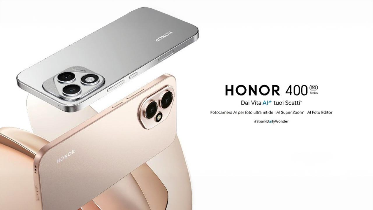 HONOR 400 Pro 5G e 400 5G ufficiali! L’AI fotografica a portata di tutti