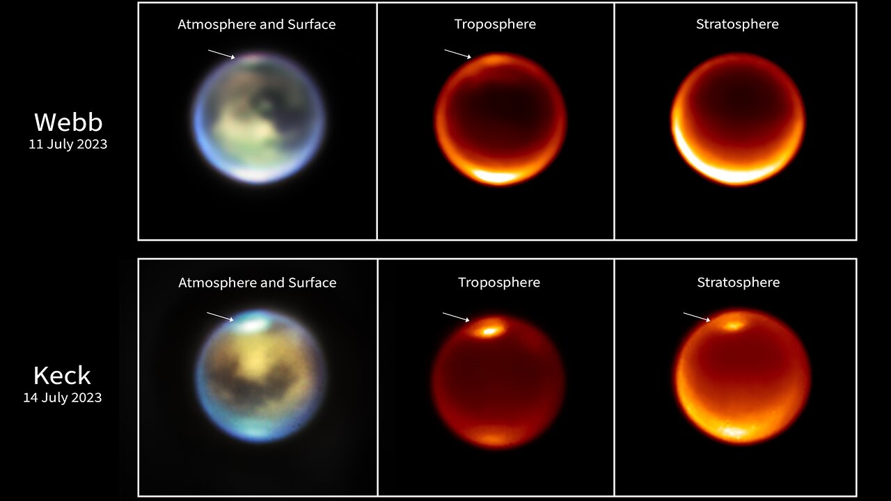 Il telescopio spaziale James Webb e il telescopio Keck II hanno individuato nubi di etano e metano su Titano