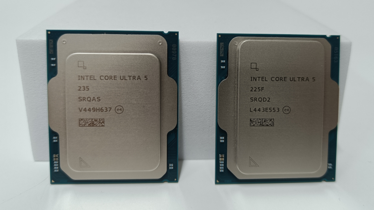 Intel Core Ultra 5 235 e Core Ultra 5 225F, CPU Arrow Lake per la fascia media
