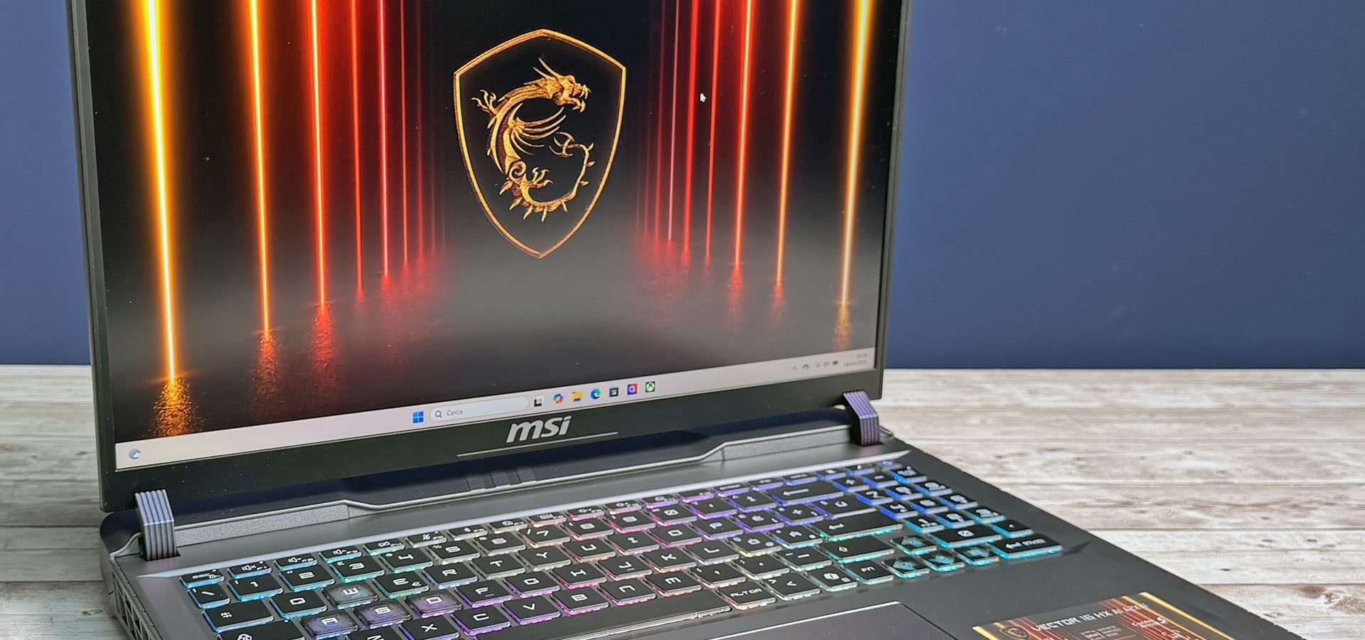 MSI Vector 16 HX AI A2XW: GeForce RTX 5080 in un notebook