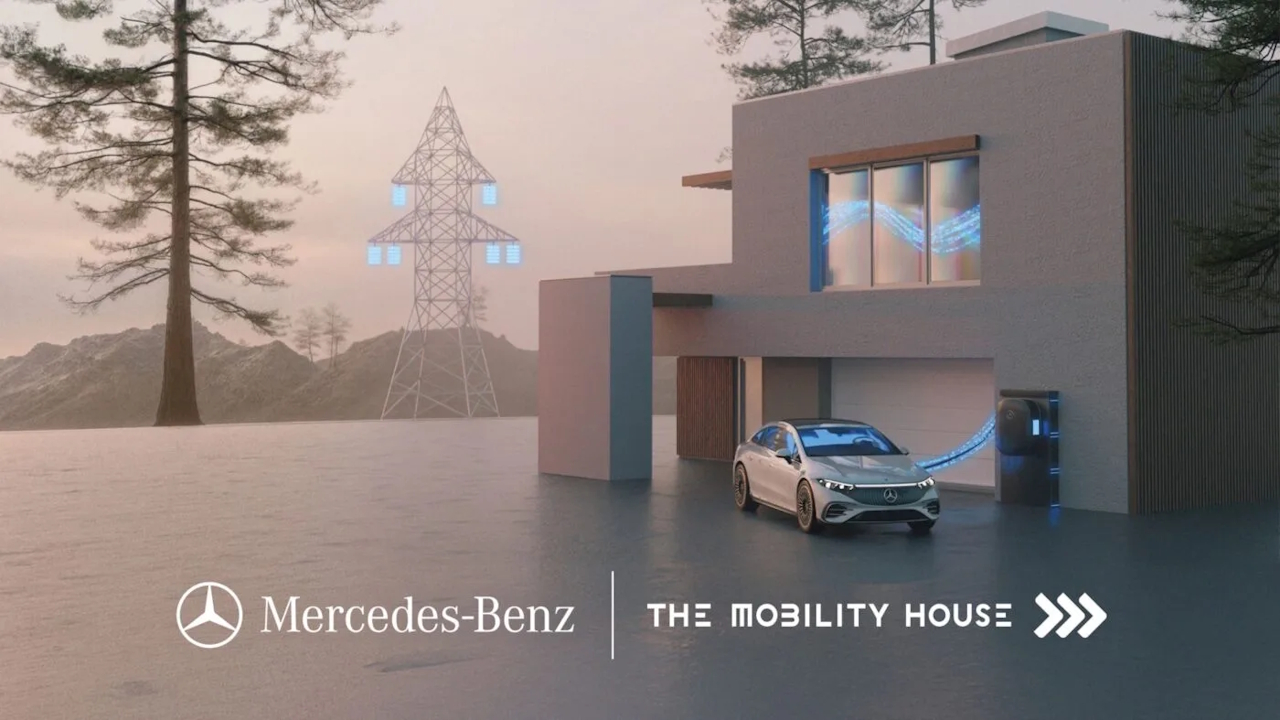 Mercedes-Benz e The Mobility House: veicoli elettrici per alimentare la rete elettrica di casa