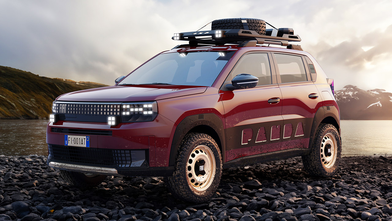 Nuova Grande Panda 4×4, le foto dal vivo: è un progetto reale