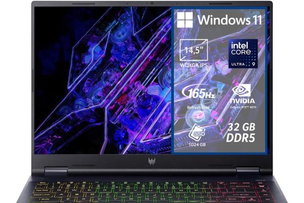 Portatile gaming scontato di 300€: un mostro con 14,5'' 3072×1920 pixel 165 Hz, 32GB RAM, Core Ultra 9 185H e NVIDIA GeForce RTX 4070