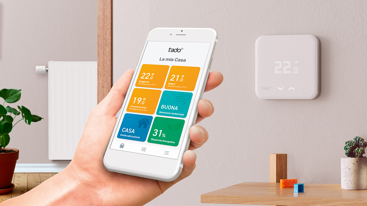 Riscaldare meno, risparmiare di più: 1 milione di case connesse con tado°
