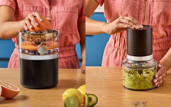 KitchenAid Go, ecco i nuovi spremiagrumi e tritatutto