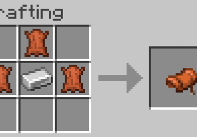 Minecraft, la sella ora si può costruire