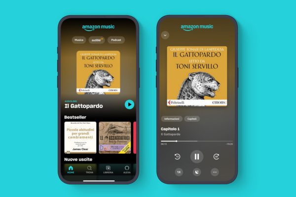 Amazon Music includerà gli audiolibri Audible anche in Italia – Software e App