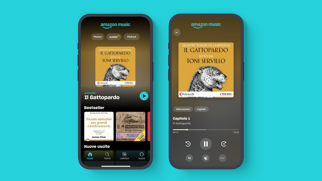 Amazon Music includerà gli audiolibri Audible anche in Italia – Software e App