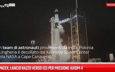 SpaceX, lancio razzo verso Iss per missione Axiom 4