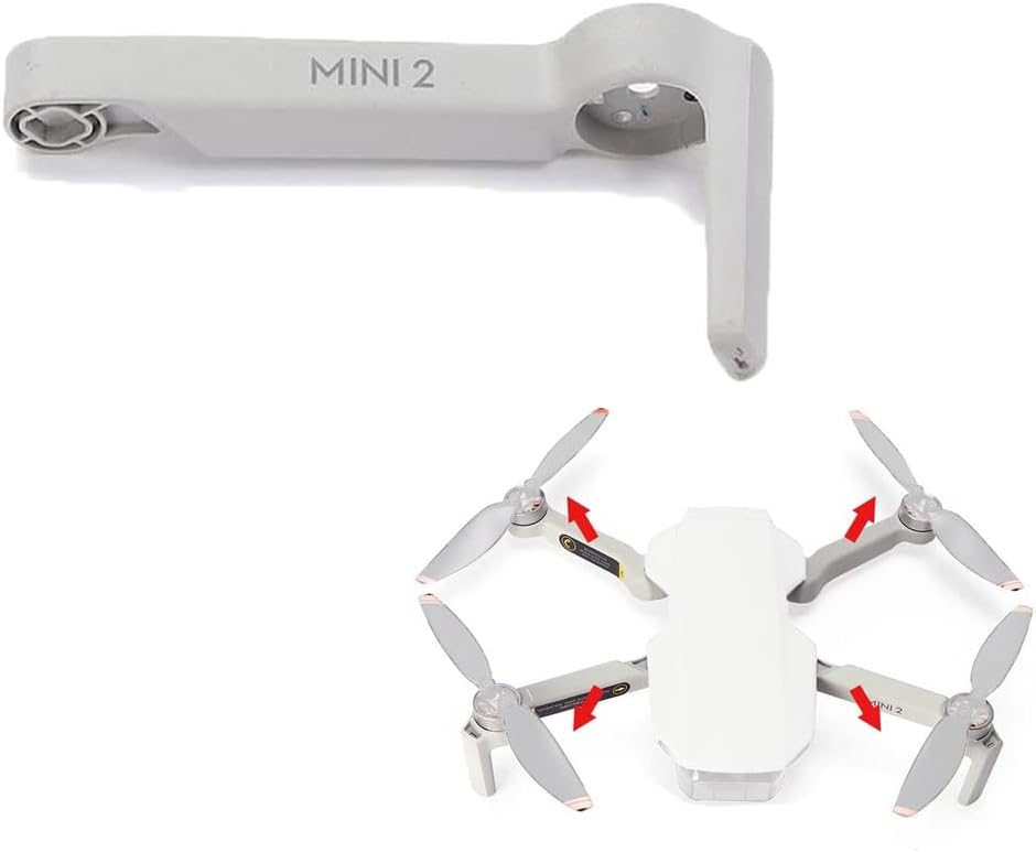 zalati Arm Shell without Motor Replacement Arm Cover Accessories Repair Parts Compatible with DJI Mavic Mini 2/Mini SE – Front Left