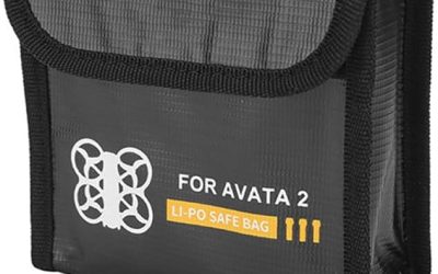 Laroal Explosion Proof Battery Bag for Avata 2 Drone – Holds 3 Batteries, Protective Carry Case and Safe Charging for Drone Mini 3