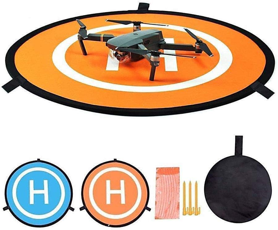 CYH Landing Pad for Drone, 75 cm Drone Landing Pad Landing Mat Foldable Waterproof Launch Base for RC Drones Hubschrauber, PVB Drohnen, DJI Mavic PRO Phantom 2/3/4 PRO, Antel Robotic