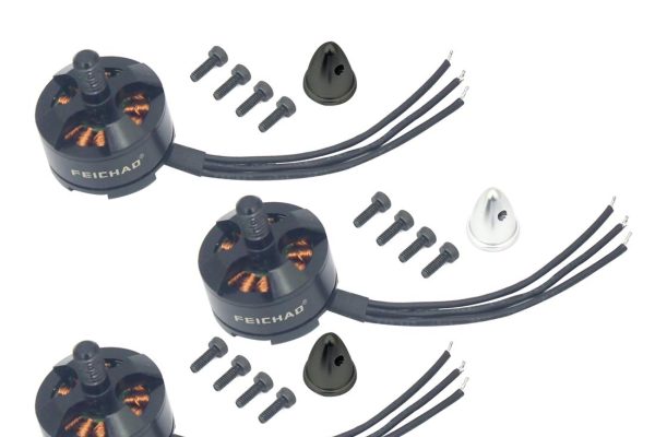 FEICHAO 2204 2300KV Brushless Motor CCW CW for DIY Mini Quadcopter Multirotor 210 250 270 Robotcat Racing Drone (2 Pieces CW + 2 Pieces CCW)