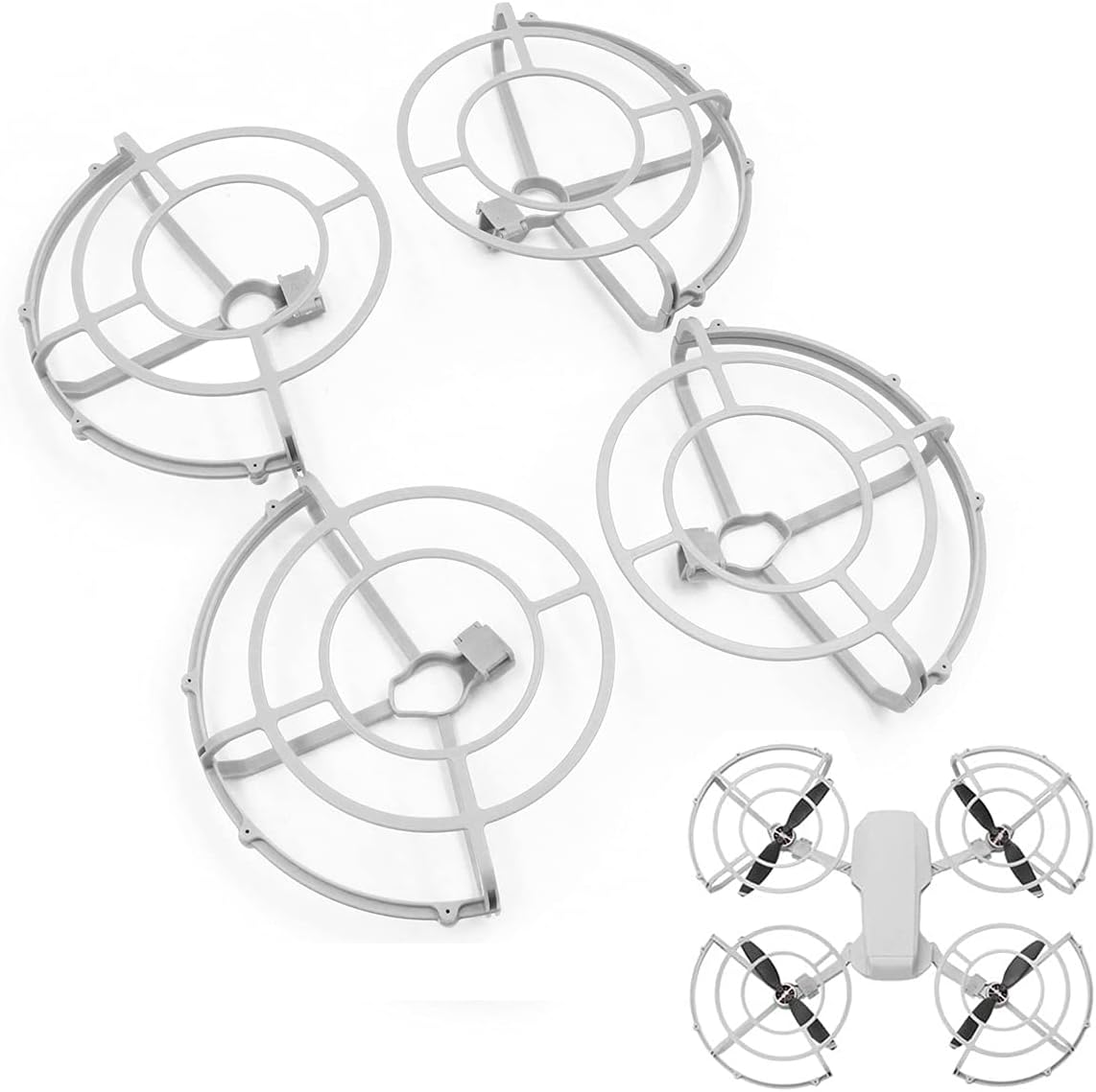 Tiardey Propellers and Propellers Protection Protection for DJI Mavic Mini 2 Drone Accessories Set Replacement Backup Blade Airscrew Props