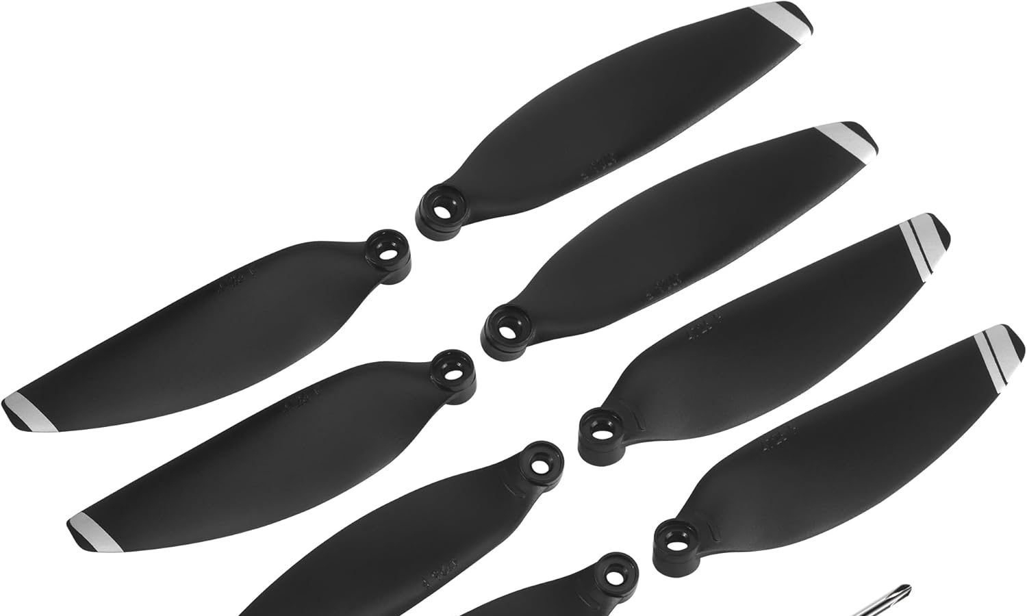 8 Pieces Replacement Propellers, Propellers for Mavic Mini, Mini Replacement Propellers Accessory with 24 Screws & Screwdriver