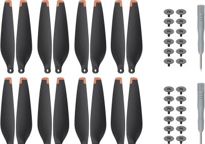 TiMOVO Set of 24 Propellers Compatible with DJI Mini 4 PRO/Mini 3 PRO, Lightweight Low Noise for Drone Mini 3 PRO Replacement Accessories, Quick Release Propellers for Silent Flight, Black