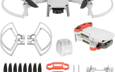 Craznick Propellers for DJI Mini 4K/2/2 SE Propellers Landing Guard Leg Extensions Support Propellers Gimbal Protection Total Cover 24pcs for DJI Mini 4K 2SE Drone Accessories Set