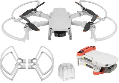 Craznick Propellers for DJI Mini 4K/2/2 SE Propellers Landing Guard Leg Extensions Support Propellers Gimbal Protection Total Cover 24pcs for DJI Mini 4K 2SE Drone Accessories Set