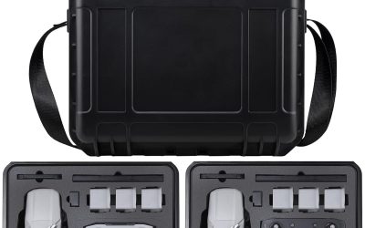 Professional Case for DJI Air 2s and Mavic Air 2 Drone Waterproof Case for DJI Mavic Air 2s Accessories Compatible with DJI RC Pro Controller, Black