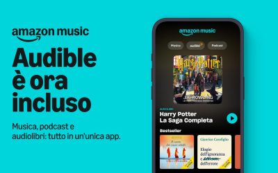 Amazon Music Unlimited si arricchisce: audiolibri Audible gratuiti per milioni di utenti italiani