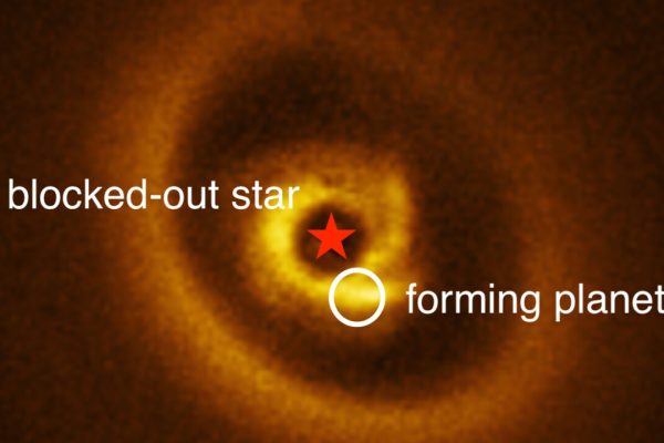 Catturata una nuova immagine della formazione di un esopianeta a 430 anni luce di distanza dalla Terra