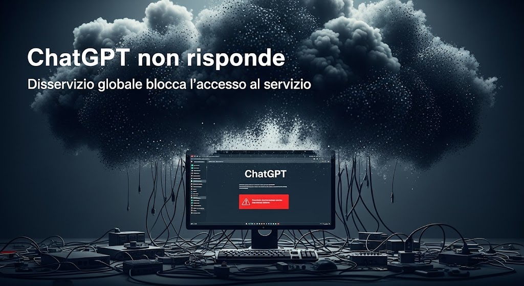 ChatGPT non risponde: disservizio globale blocca l'accesso al servizio