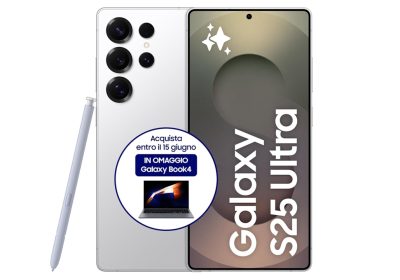 Samsung Galaxy S25 Ultra 512 GB e 1 TB in offerta su Amazon: in regalo Galaxy Book4 i3 e 3 anni di garanzia
