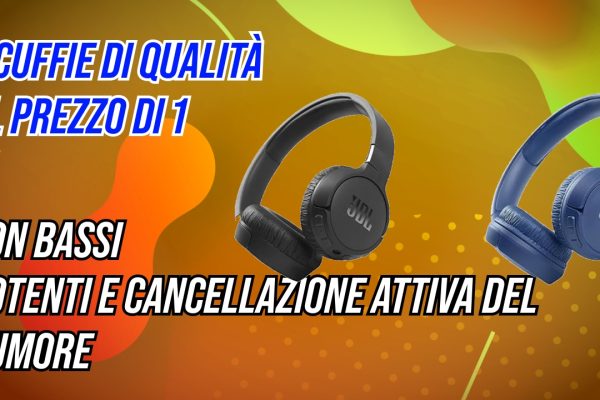 Doppio JBL: su Amazon il bundle con due cuffie di qualità al prezzo di una sola cuffia