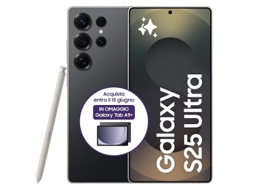 Galaxy S25 Ultra 1 TB ai minimi storici: il top Samsung con fotocamera da 200 MP cala a 1.391€, venduto e spedito da Amazon, e in regalo c'è un portatile
