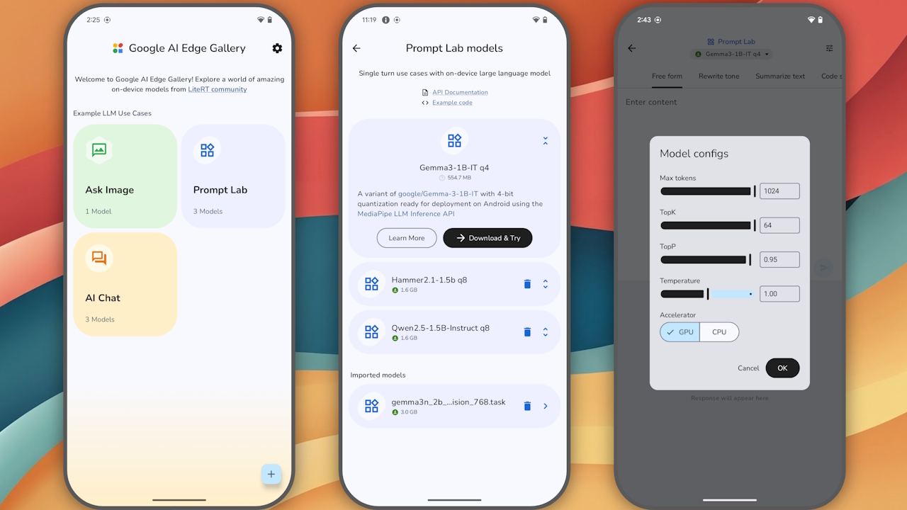 Google porta l'AI offline sullo smartphone: arriva AI Edge Gallery, l'app che non ha bisogno di internet