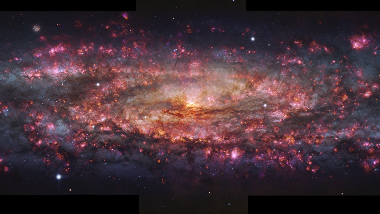 Grazie al Very Large Telescope di ESO è stata creata una bellissima immagine della Galassia dello Scultore