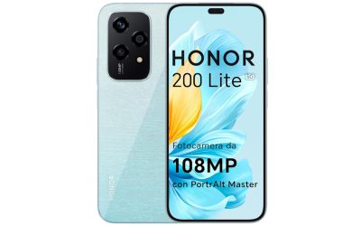 HONOR 200 Lite a 179€ su Amazon: display luminoso e fotocamera 108 MP a prezzo contenuto