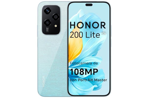 HONOR 200 Lite a 179€ su Amazon: display luminoso e fotocamera 108 MP a prezzo contenuto