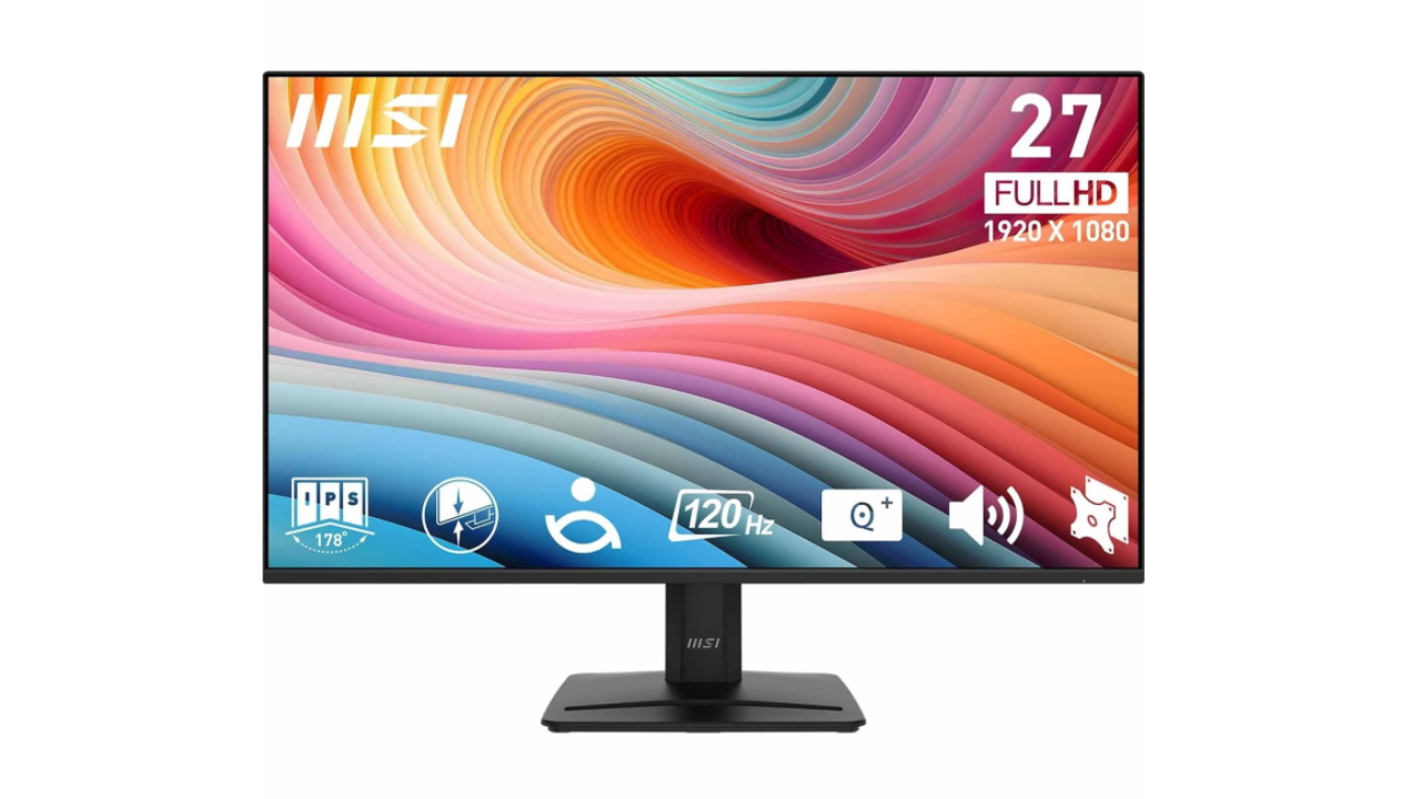 Il monitor MSI PRO da 27 pollici a 120Hz scende a 85€ solo per un giorno su Amazon