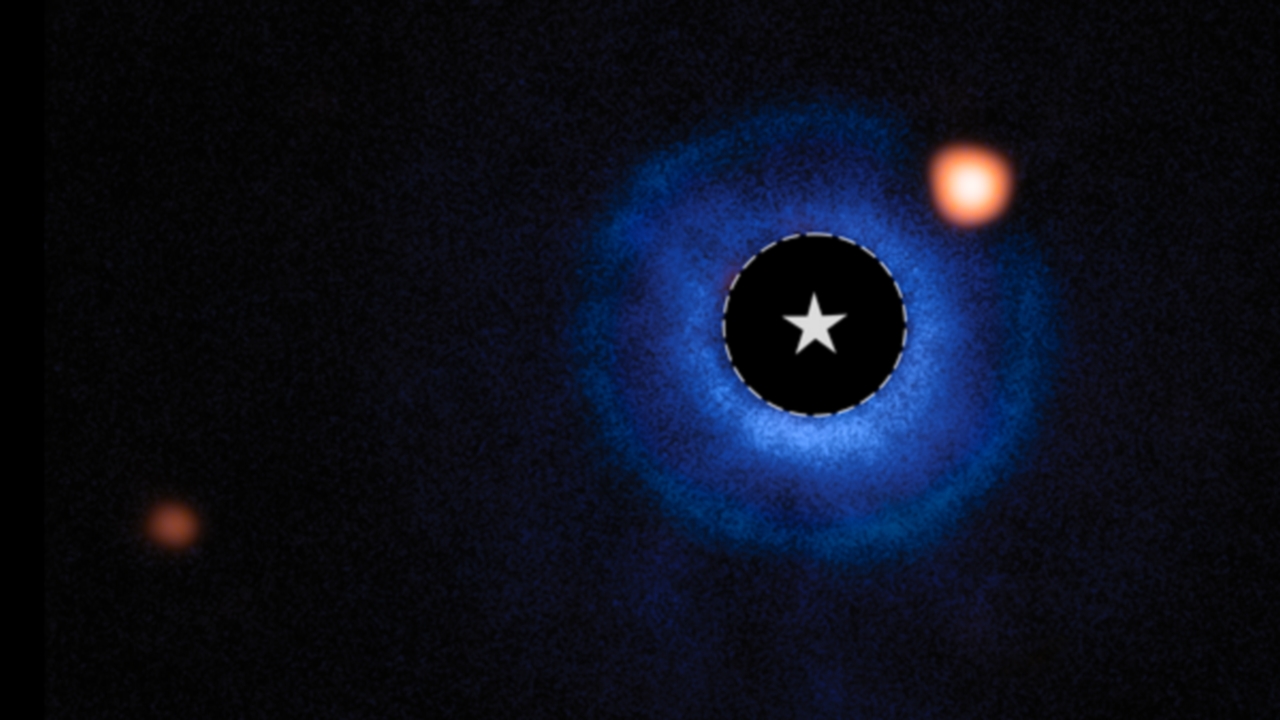 Il telescopio spaziale James Webb ha catturato un'immagine di un nuovo esopianeta grande come Saturno