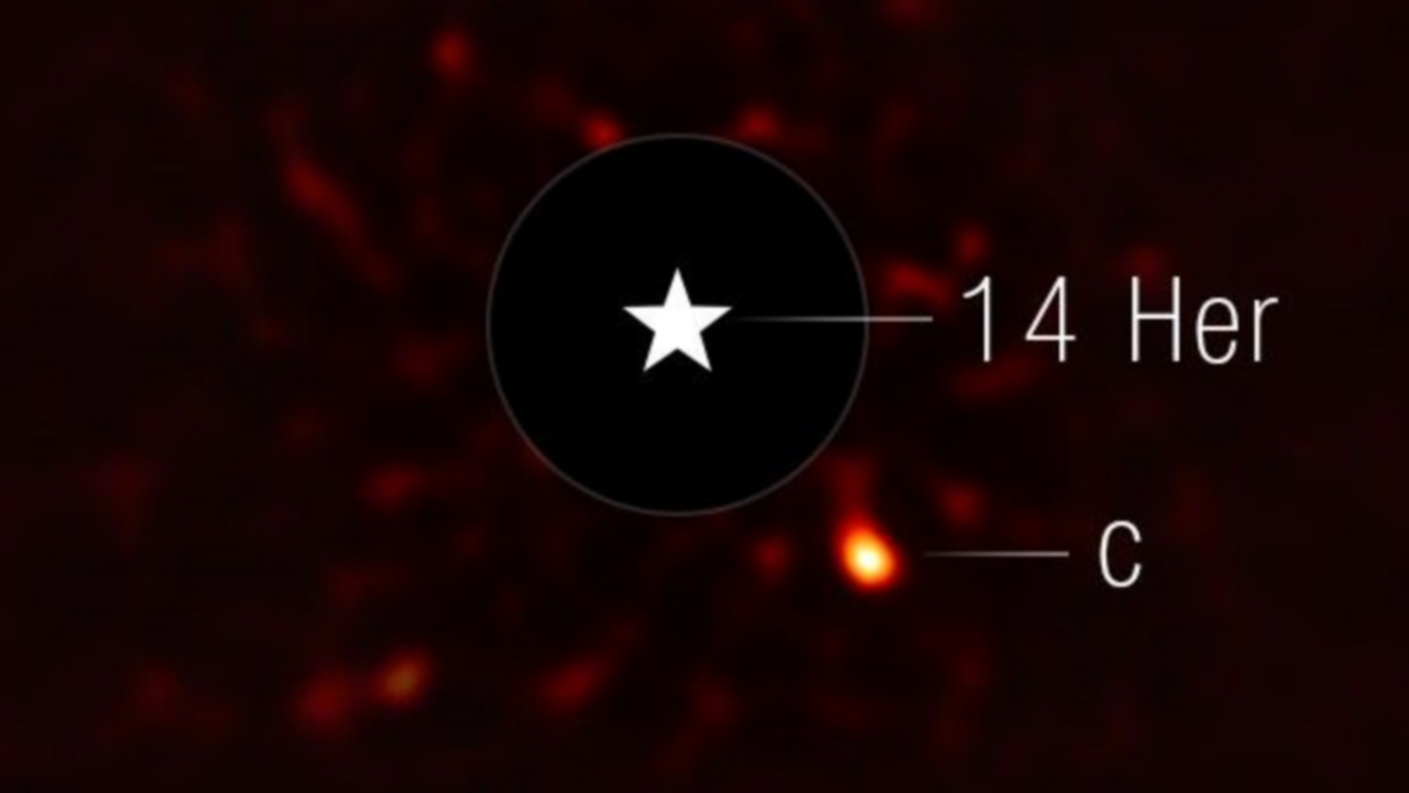 Il telescopio spaziale James Webb ha rilevato l'esopianeta più freddo mai osservato: 14 Herculis c