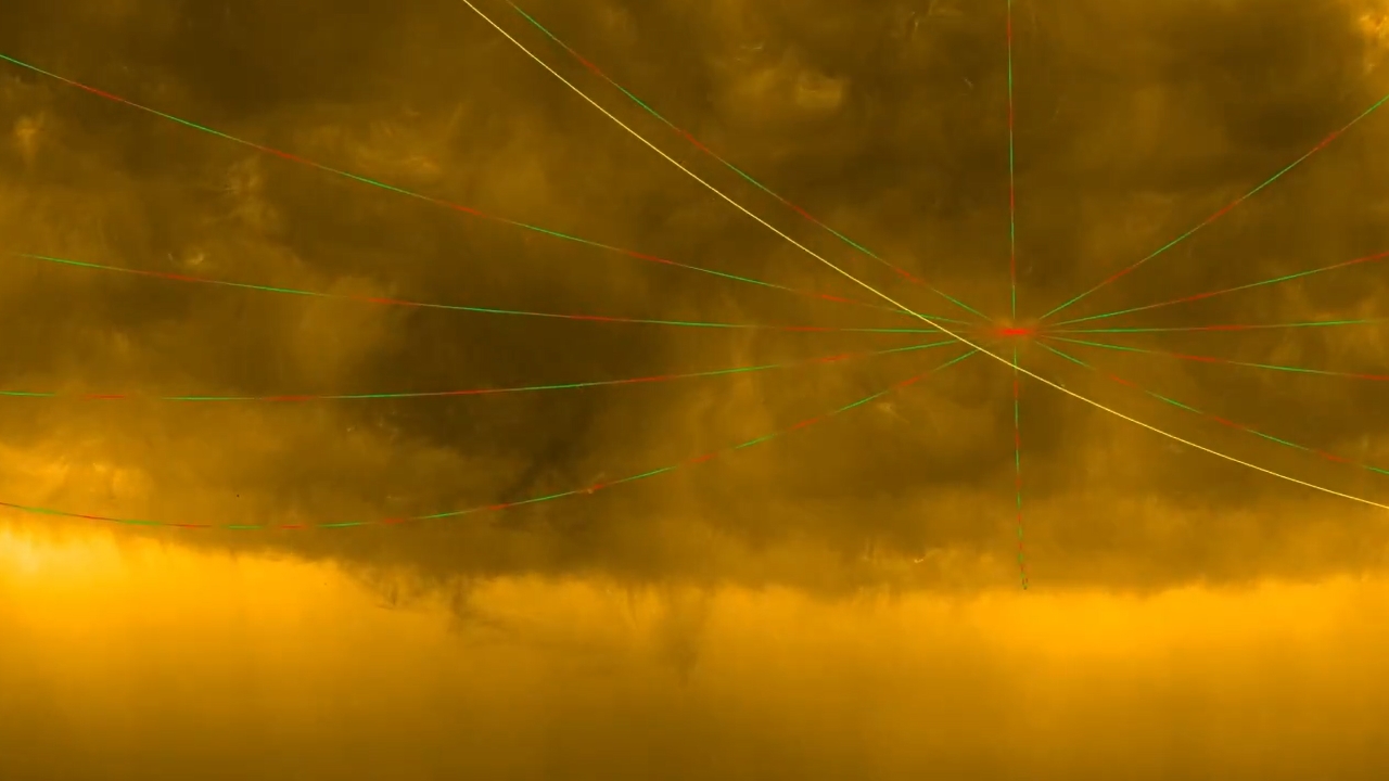 La sonda spaziale ESA Solar Orbiter ha catturato la prima immagine del polo sud del Sole