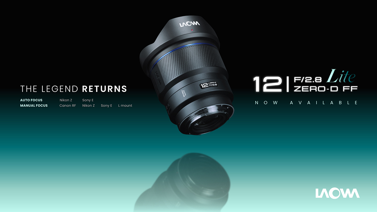 Laowa 12mm f/2.8 Lite Zero-D FF: il grandangolo Zero-D si fa leggero e autofocus