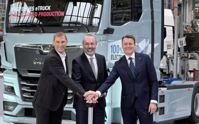 MAN avvia la produzione in serie dei suoi camion elettrici: ne consegnerà 1.000 entro la fine del 2025