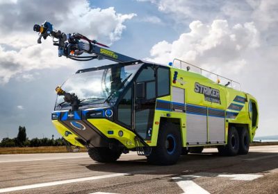 Questo è Striker Volterra, il nuovo super veicolo elettrico per le emergenze in aeroporto