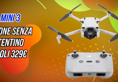 Scendono i prezzi dei mini droni DJI: Mini 3 a 329€ e Mini 4 Pro da 630€, perfetti senza patentino