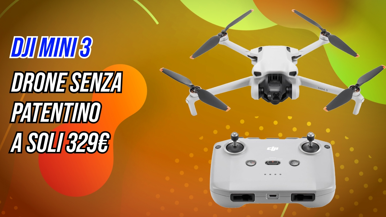 Scendono i prezzi dei mini droni DJI: Mini 3 a 329€ e Mini 4 Pro da 630€, perfetti senza patentino