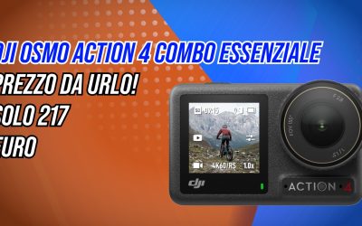 Una action cam da urlo a un prezzo da non credere: DJI Osmo Action 4 a 217€