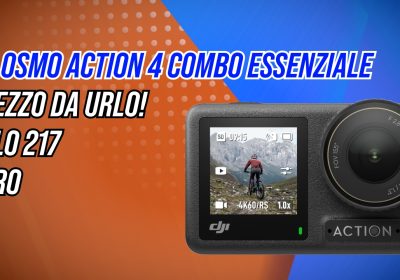 Una action cam da urlo a un prezzo da non credere: DJI Osmo Action 4 a 217€
