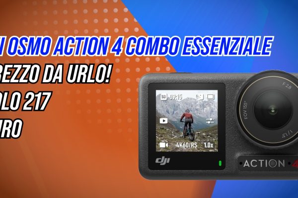 Una action cam da urlo a un prezzo da non credere: DJI Osmo Action 4 a 217€