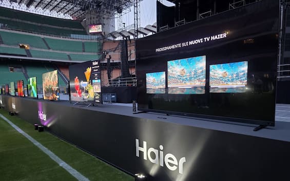 A San Siro Haier scende in campo con le nuove smart TV