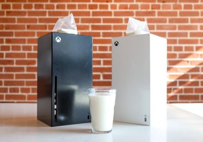 La brocca del latte a forma di Xbox Series X