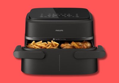 Friggitrici ad aria con doppio cestello per cucinare due pietanze in metà tempo