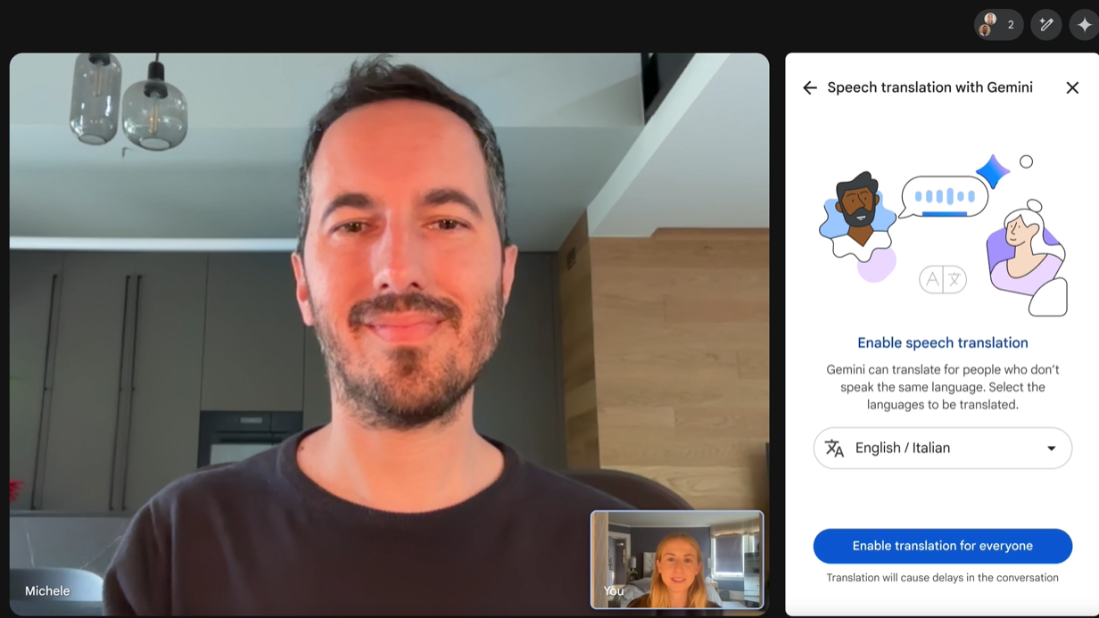 Google Meet traduce le videochiamate in tempo reale (anche in italiano)