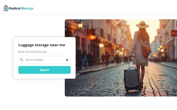 Radical Storage, la piattaforma che rivoluziona il deposito bagagli